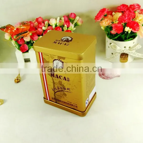Wholesale Classical Style Airtight Rectangular Coffee Storage Tins photo-2