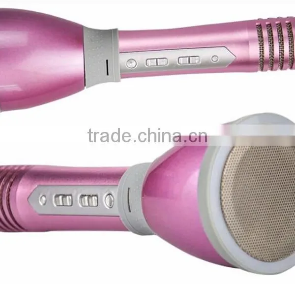 Wholesale Portable Karaoke Microphone for Smartphones Bluetooth Speaker Portable Wireless Karaoke Microphone photo-2