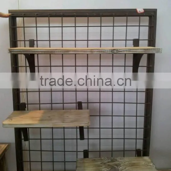 2016 Antique Washed White Wooden Wall Holder, Decorative Wooden Shelf photo-2