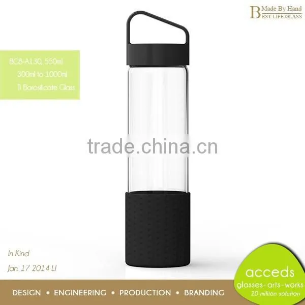 Borosilicate Glass Lemon Bottle / Cup Juice Source photo-3