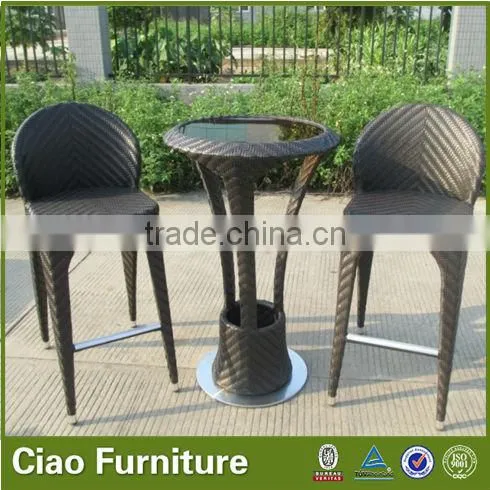 Made In China Wicker Teak Outdoor Furniture Bar Good Life Sex Bar Set photo-3