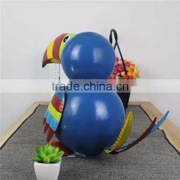 Custom Fashion Home Decor Iron Woodpecker Statue photo-5