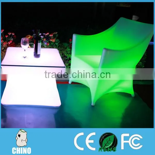 PE Plastic IP54 Lighted Remote Control Table for Leisure Room photo-3