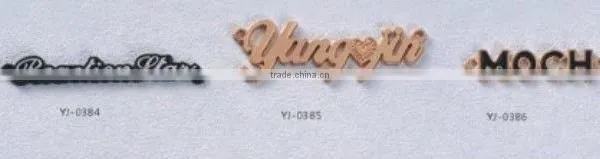 All Kinds of Metal Decoration Plates for Bags and Jeans