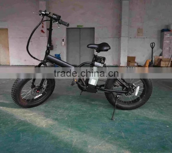 20inch With CE Certificate Foldable Fat Tire Brushless Hub Motor Electric Folding Bike photo-4