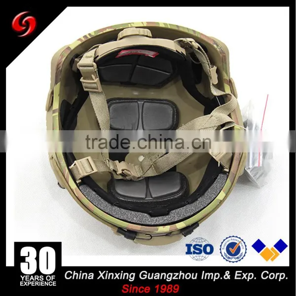 Military Camouflage FAST Kevlar NIJ IIIA Ballistic Helmet photo-3