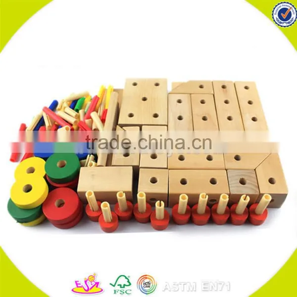Wholesale Kids Wooden Nut Toy for Kids Multifunction Wooden Nut Mix Toy W03C004 photo-5