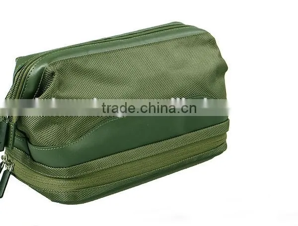 Fashion PU+polyester Folding Men Toiletry Bag for Travel photo-3