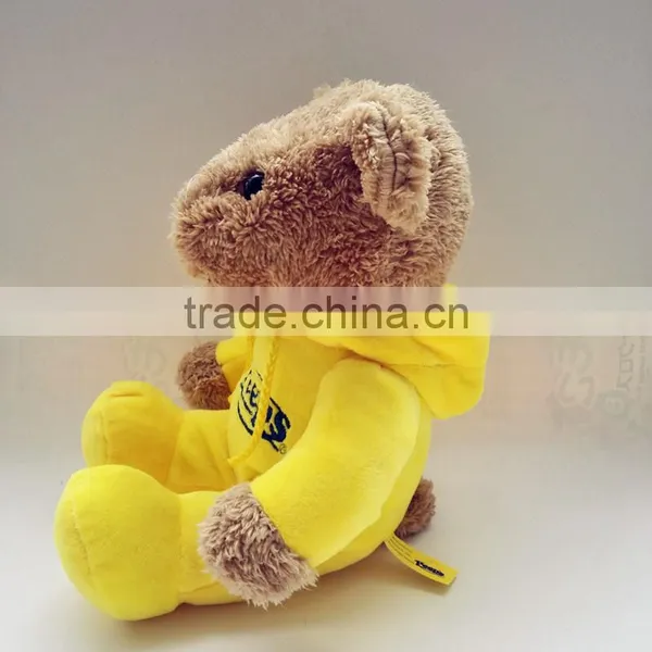 China Customize Design Wholesale Yellow Coat Plush Bear photo-4