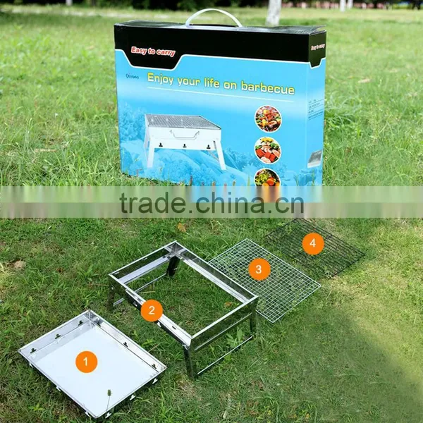 Homemade Charcoal Grill Commercial Charcoal BBQ Grill for Inddoor and Outdoor photo-4