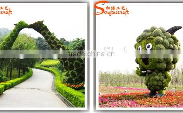 Customized Artificial Topiary Grass Animal Landscaping for Decoration photo-6