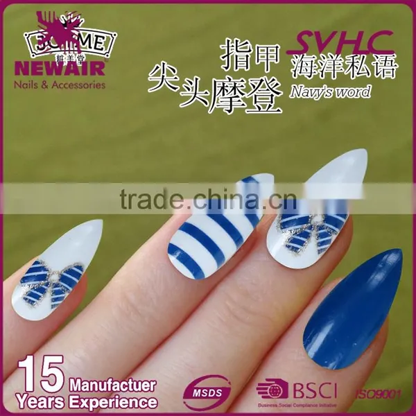 2017 New Product Customer Design Decoration Stiletto False Nails photo-4