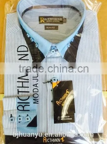 Twill Pontied T/C Dress Shirt for Men 2015 photo-5