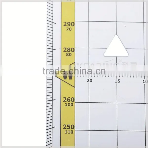 Transponder Codes Square Protractor Set,measure a Distance Square Set, Black Color Printing#KPP-6 photo-2
