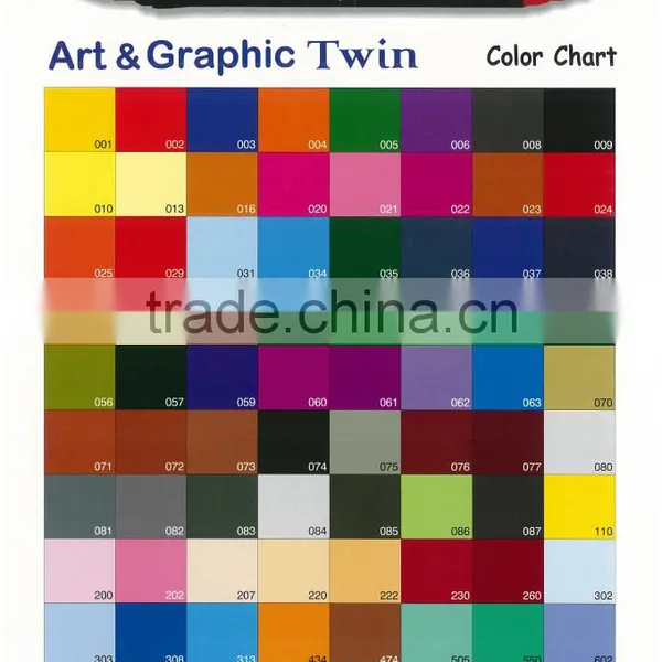 JAPAN ZIG ART & GRAPHIC TWIN TIP BRUSH MARKER PEN photo-6
