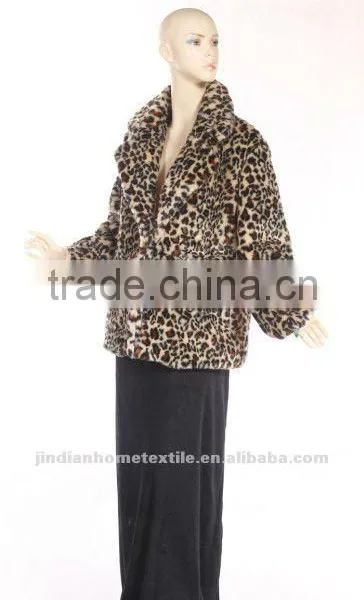 Fashion Ladies Faux Fur Coat