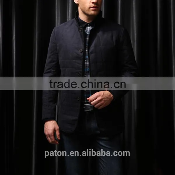 Custom Business Formal Point Collar Men Winter Jackets photo-4