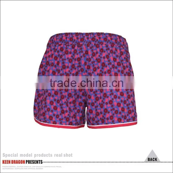 High Quality Girls Gym Shorts Sublimation Print Womens Running Shorts photo-4