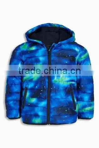 2017 Warm Windbreakers for Boys Thick Winter Padded Jacket Kids Children photo-4