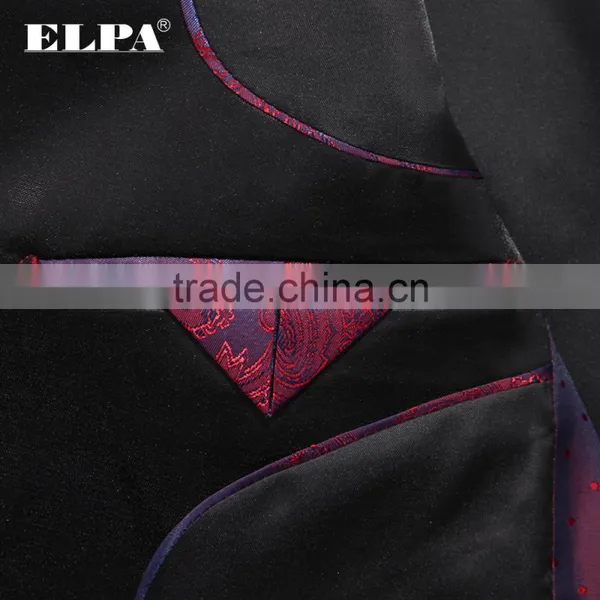 2016 Fashion ELPA Black High Quality Tailor Made Boys Formal Wear School Uniform Suits OEM photo-3