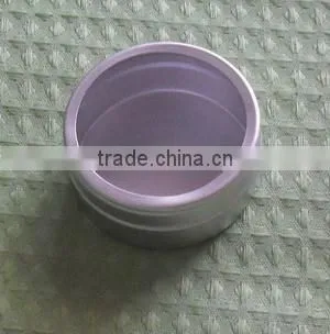Aluminium Round Can Tin With Transparent Window photo-2