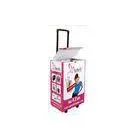 Pop Butterfly Cardboard Trolley Products Display , Exhibition Trolley