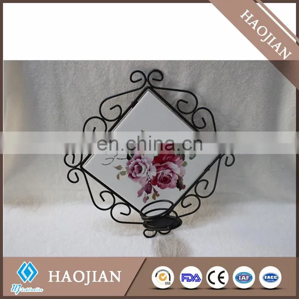 Pretty Wrought Iron Candle Holder photo-4