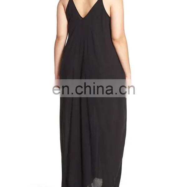 C6 V-Back Maxi Beach Dress Plus Size photo-3