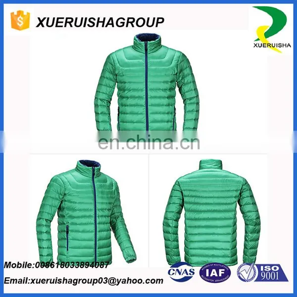 Luxury Windproof Reversible Womens Goose Down Filled Jacket photo-3