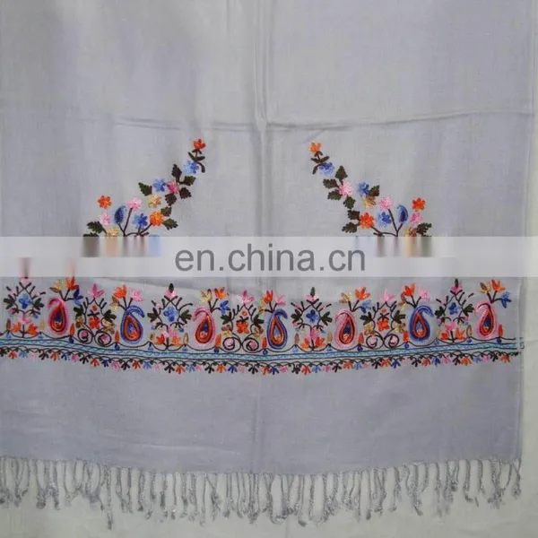 Fashion Embroidered Pashmina Shawl photo-3