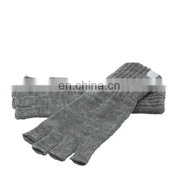 Winter Fashion Acrylic Knit Fingerless Gloves photo-2