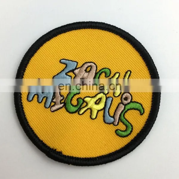 Cheap Clothing Iron on Custom Embroidered Patches