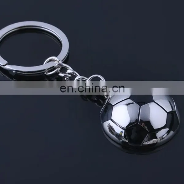 Custom Logo Rotatable Football Metal Kechain for Football Sports Gift photo-5