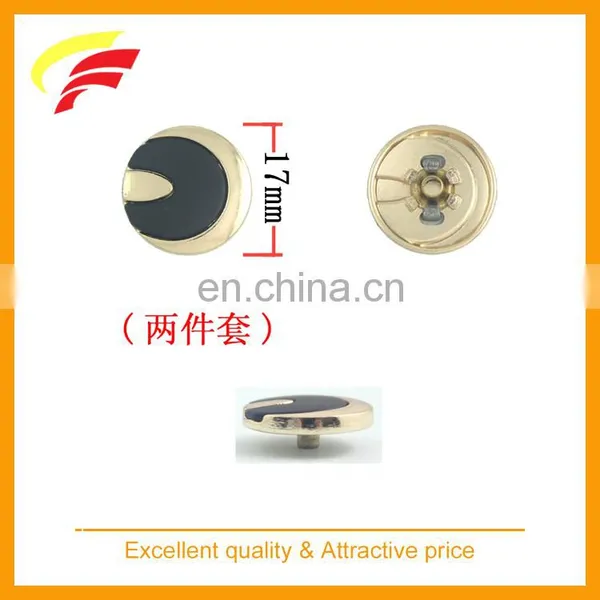 17mm Two Parts Zinc Alloy Zamak Hand Snap Button for Men's Suit photo-4