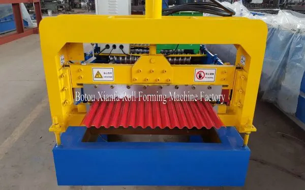 Roof Panel Corrugated Color Steel Roll Forming Machine photo-3