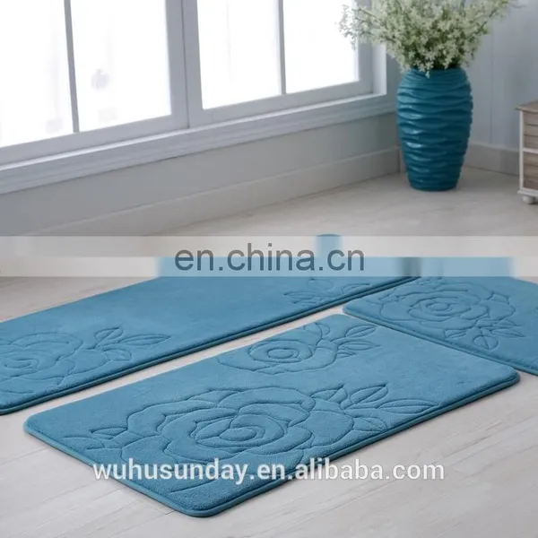 Non Slip Soft Memory Foam Washable Bathroom Carpet