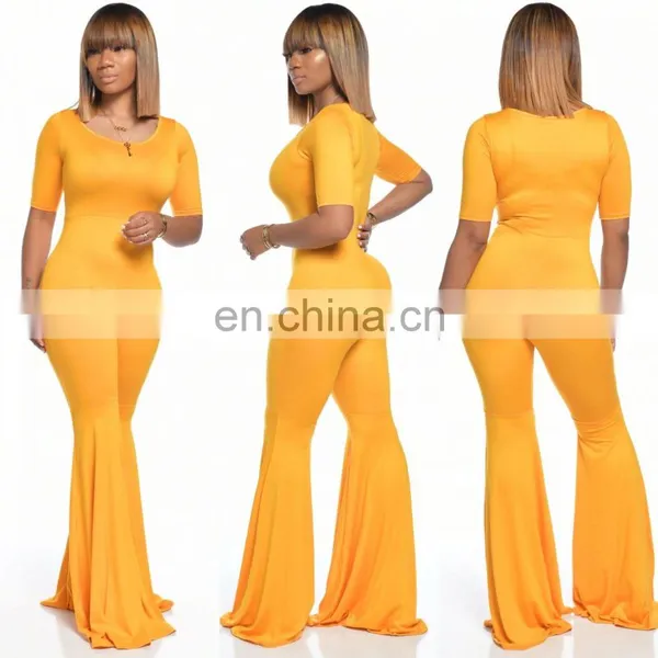 Women Jumpsuit Candy Color Bodycon Sexy Clothing Female Girl Short Sleeve Wrap Dress Ladies Vestidos photo-2