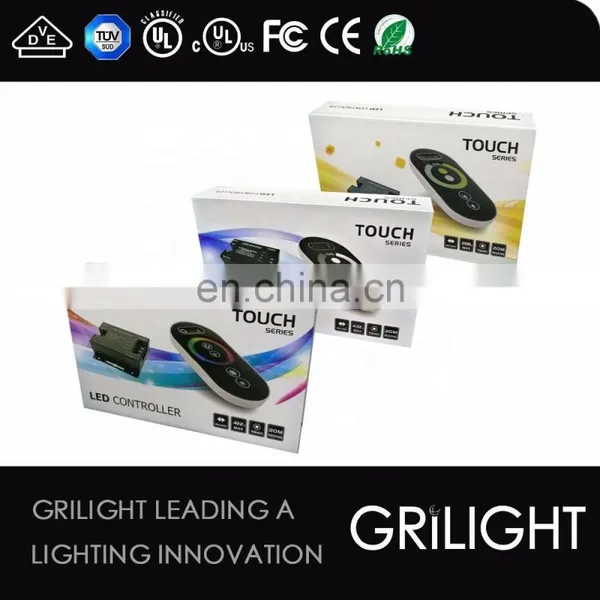 RF Touch Panel Remote 3 Channels 3ch RGB Led Controller photo-3