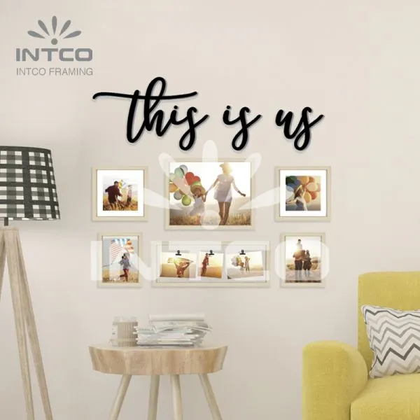 Gallery Picture Frames Wall Set, Custom Picture Frames for Gallery Wall, Wall Picture Frames Set