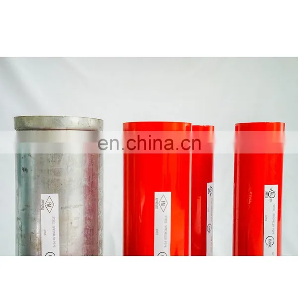 ASTM A53 SCH40 2" Red Painted Grooved Fire Fighting Pipe photo-2