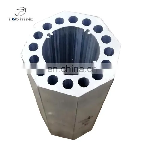 High Power LED Octagonal Shape Aluminum Heatsink Extrusion Profiles Different Surface Treatment photo-2
