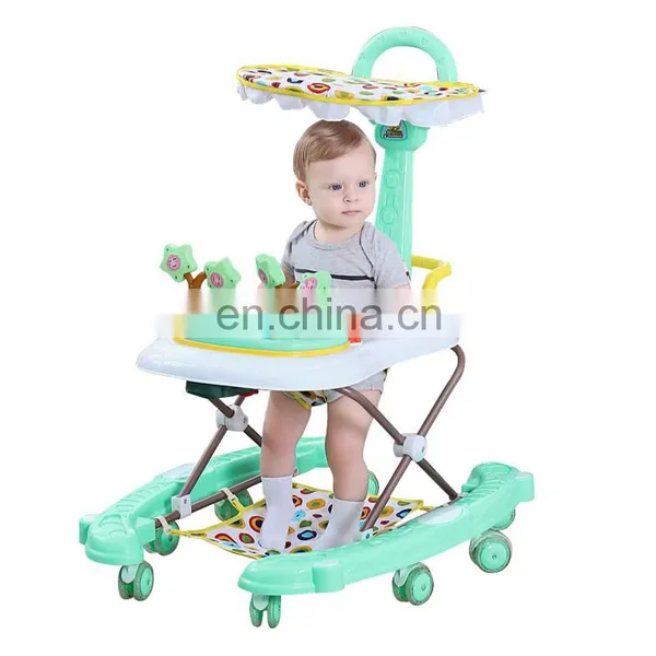 Wholesale Baby Walker With Activity Table / Musical and Flashing Light Walker for Baby / 2020new and Popular Kids Baby Walker