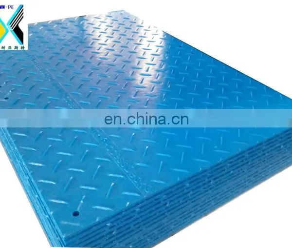 Hdpe Temporary Floor Protection Mats/track Road Construction Matte Plastic Polyethylene Anti-skid Temporary 4x8 Plastic Mats photo-5