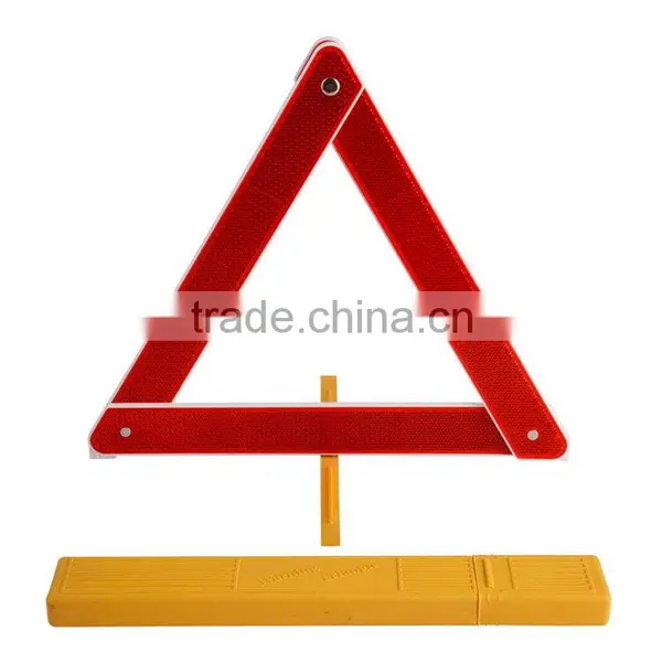Cheap promotional warning triangle labels/traffic warning triangle