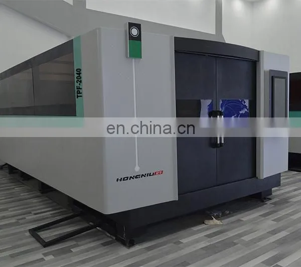 Big Surround Fiber Laser Cutting Machine for Steel Plate Hardware Iron Cabinet Sheet Metal 1500w 2040 photo-4
