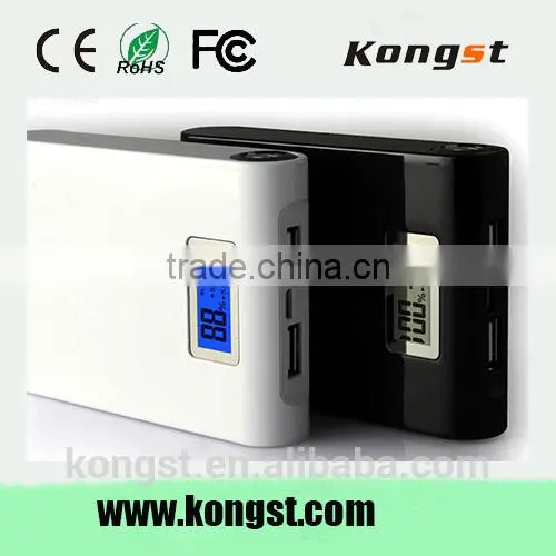 Dual Usb Solar Power Bank 10400mAh With Blink Logo And LED Light photo-2