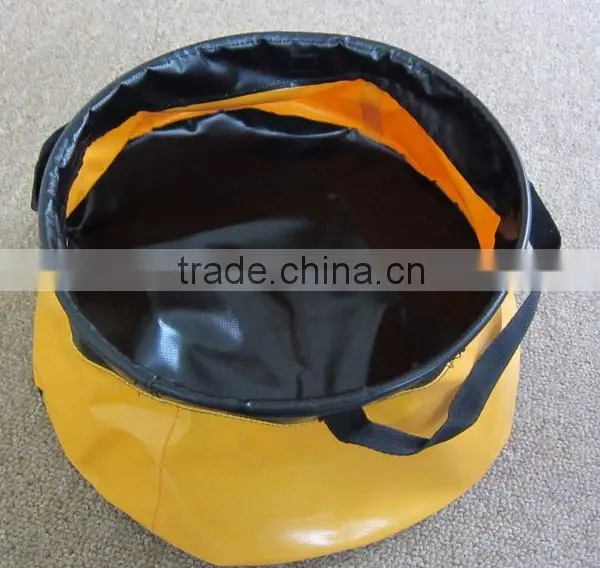Outdoor Ultra Foldable Camping Basin Sink Washing Bag Water Pot photo-2