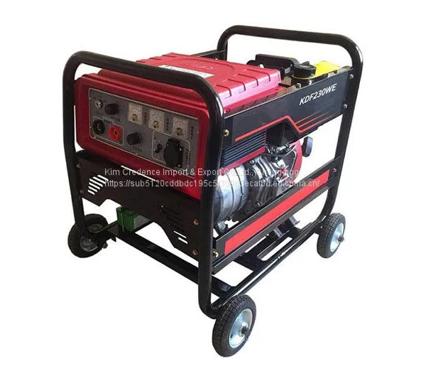 Hot Sale for Home/Outdoor Use Diesel Welding Generator With Electric Starter, Ce Euro V, EPA photo-2