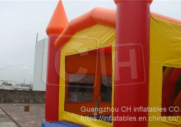 Inflatable Combo With Dry Slide Jumper Bouncer Bounce House Art Panels For Sale Outdoor Bouncy Castle photo-4