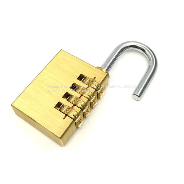 Brass Padlock Combination Locks Manufacturer Candado 3 Digits Zinc Alloy Combination Padlock photo-3